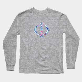 Phi Tropical Letter Long Sleeve T-Shirt